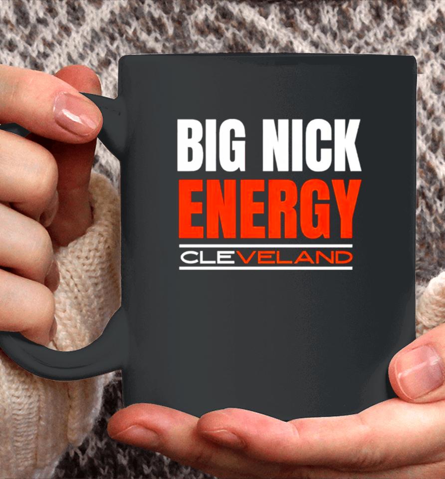 Big Nick Energy Cleveland Browns Football 2024 Coffee Mug