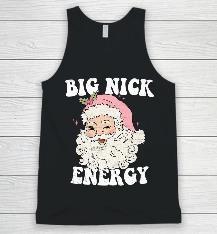 Big Nick Energy Santa Xmas Retro Christmas Unisex Tank Top