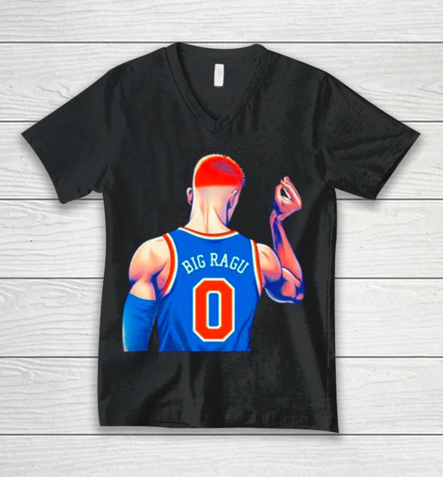Big Ragu New York Mets Basketball Unisex V-Neck T-Shirt