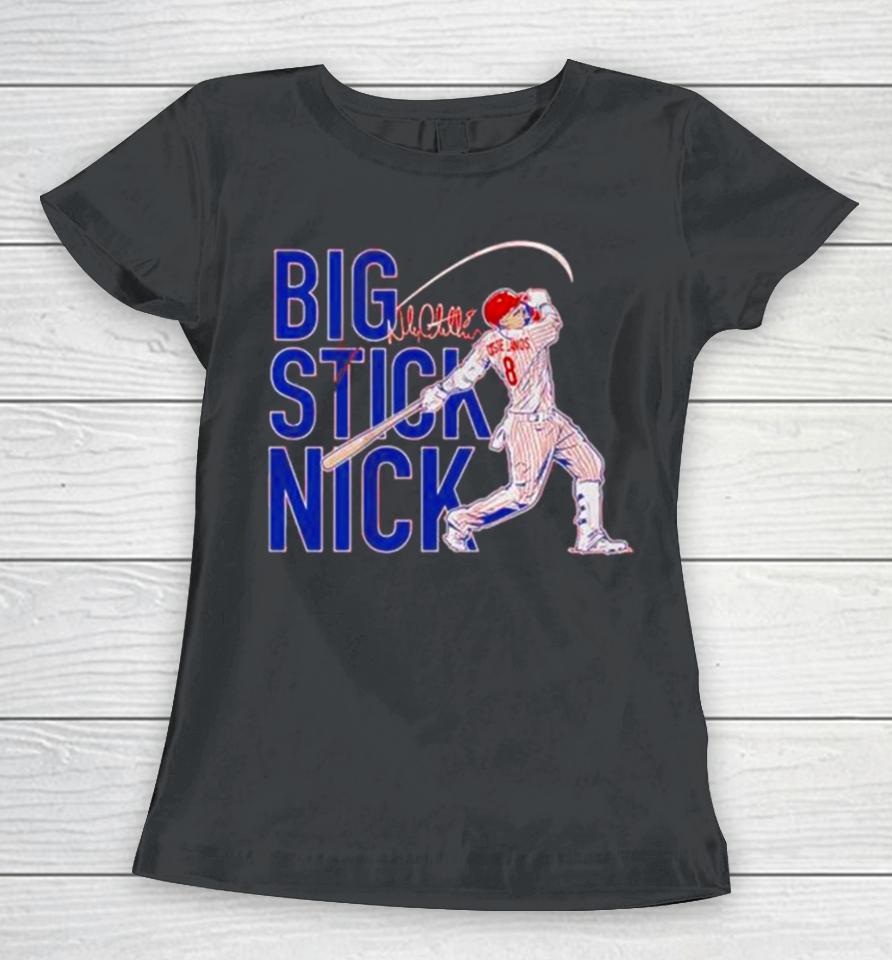 Big Stick Nick Castellanos Philadelphia Phillies Women T-Shirt