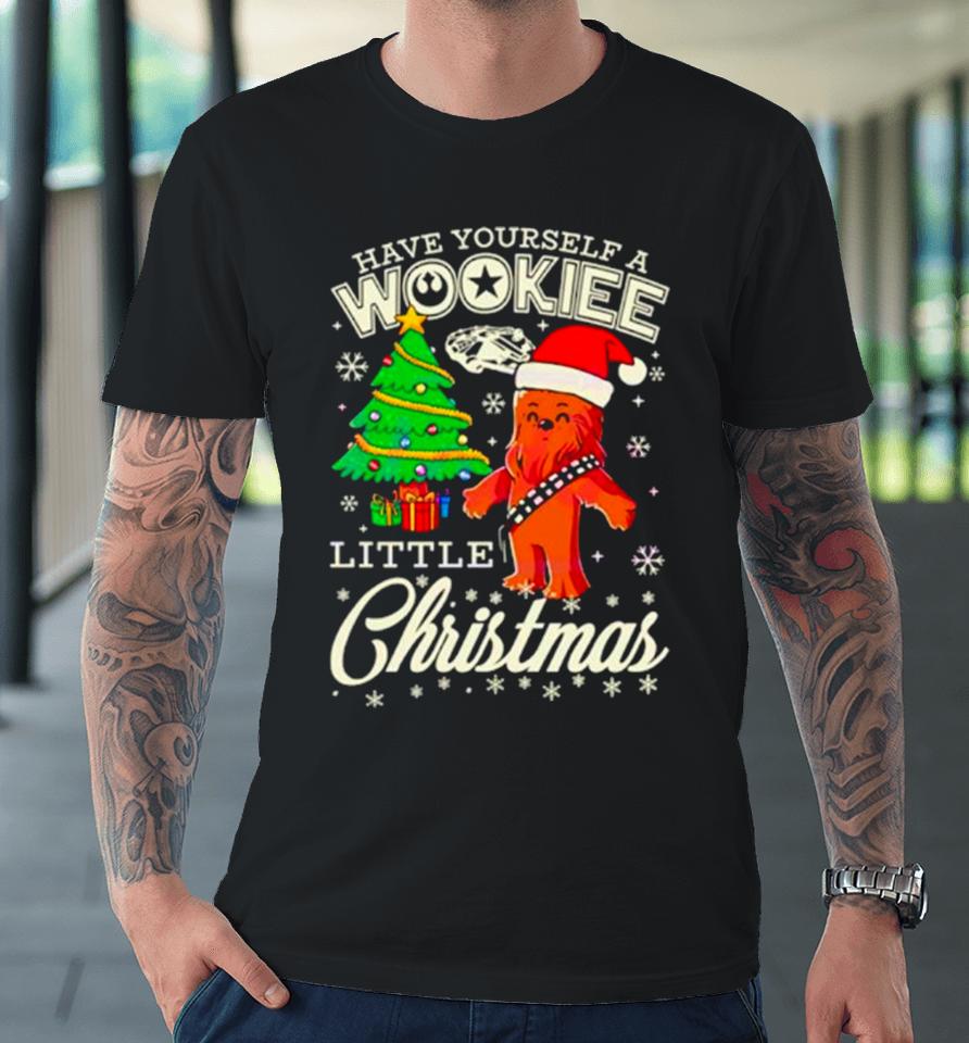 Bigfoot Santa Have Yourself A Wookiee Little Christmas Premium T-Shirt