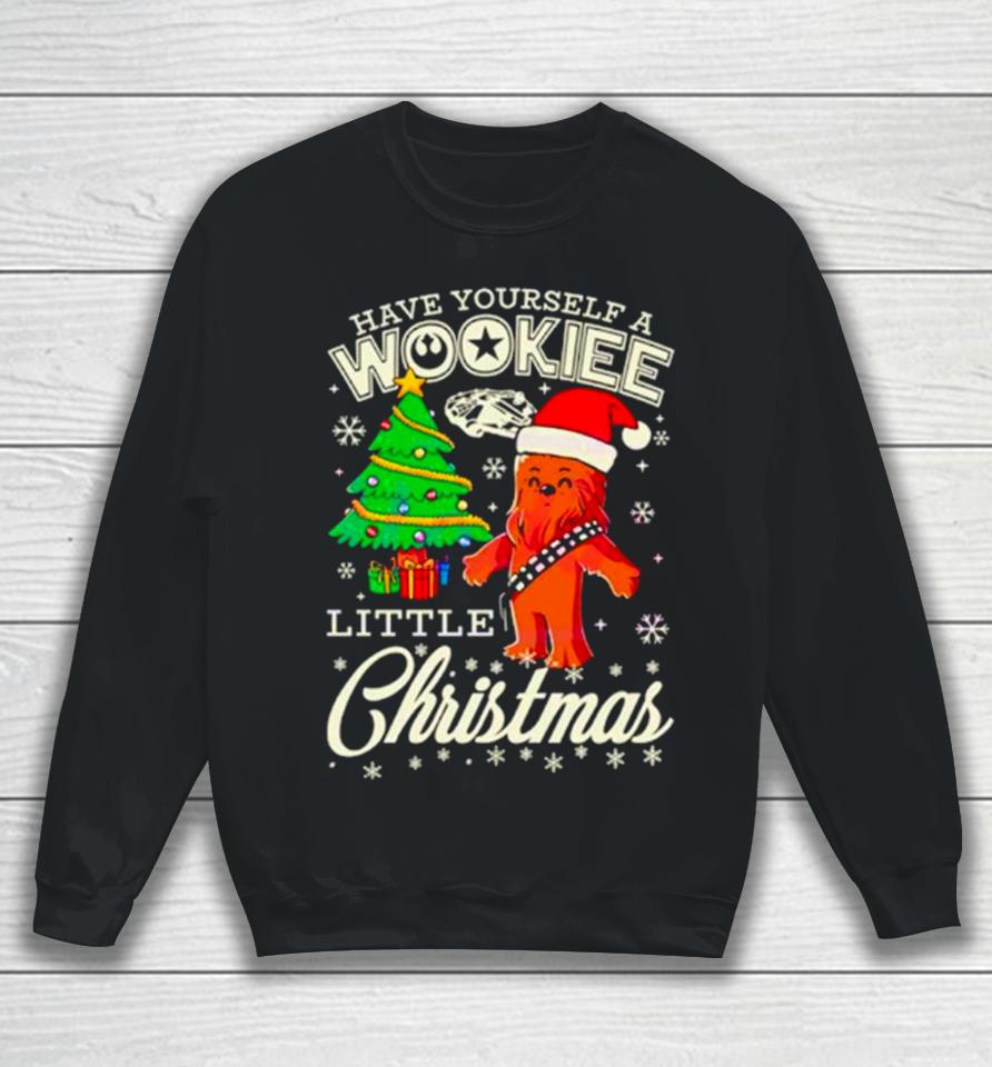Bigfoot Santa Have Yourself A Wookiee Little Christmas Sweatshirt