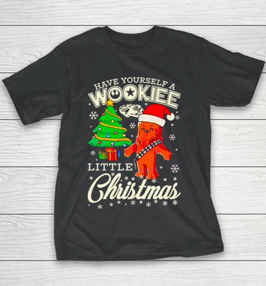 Bigfoot Santa Have Yourself A Wookiee Little Christmas Youth T-Shirt