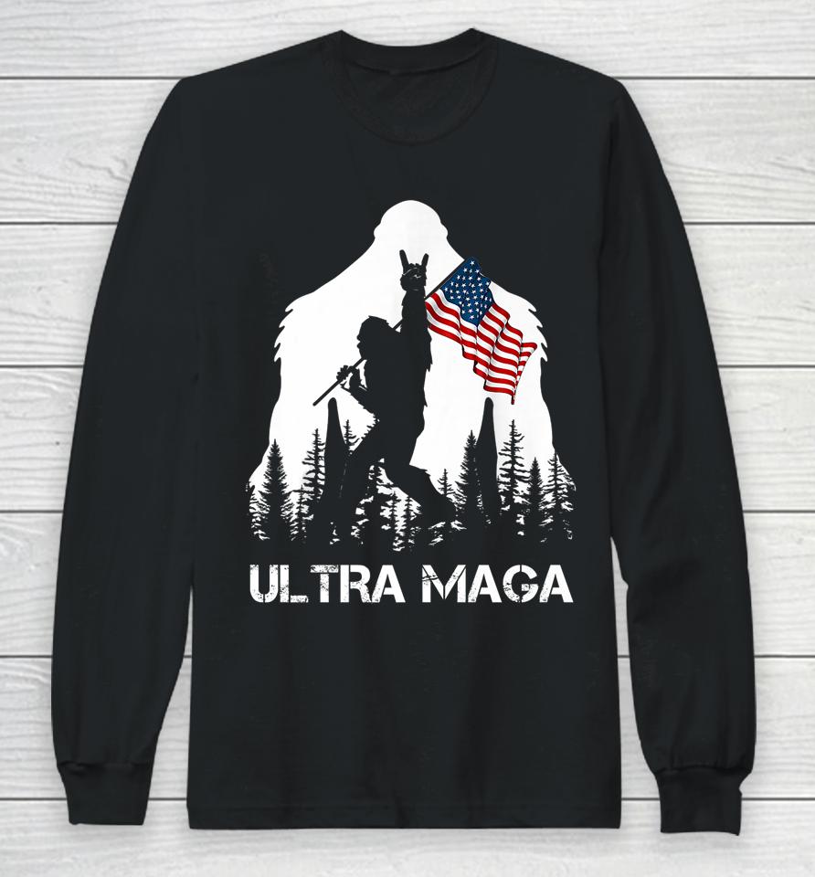Bigfoot Ultra Maga Long Sleeve T-Shirt