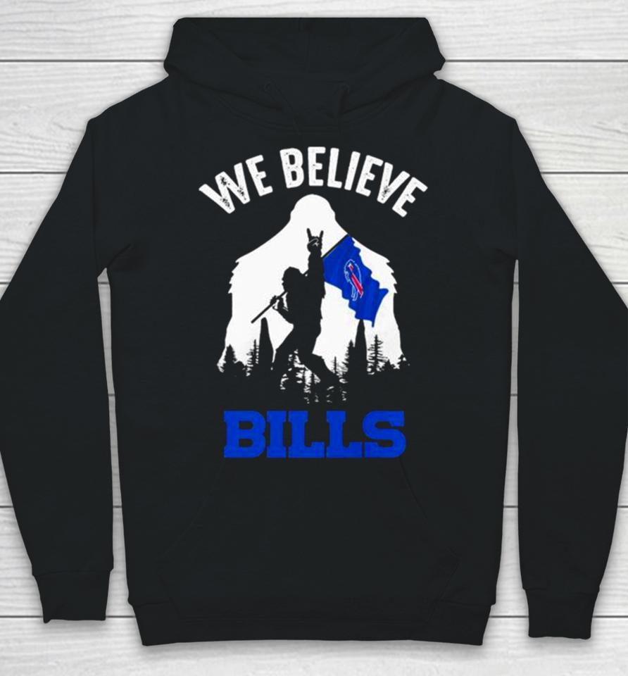 Bigfoot We Believe Buffalo Bills Nfl Flag Hoodie
