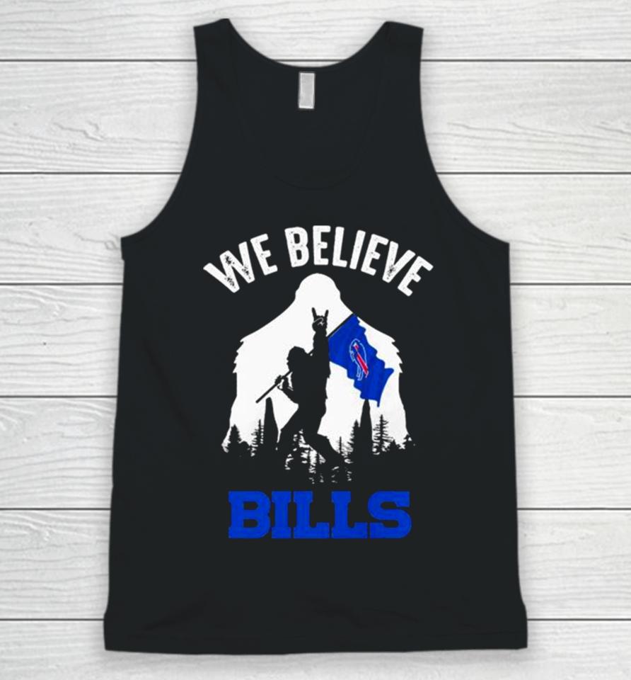 Bigfoot We Believe Buffalo Bills Nfl Flag Unisex Tank Top