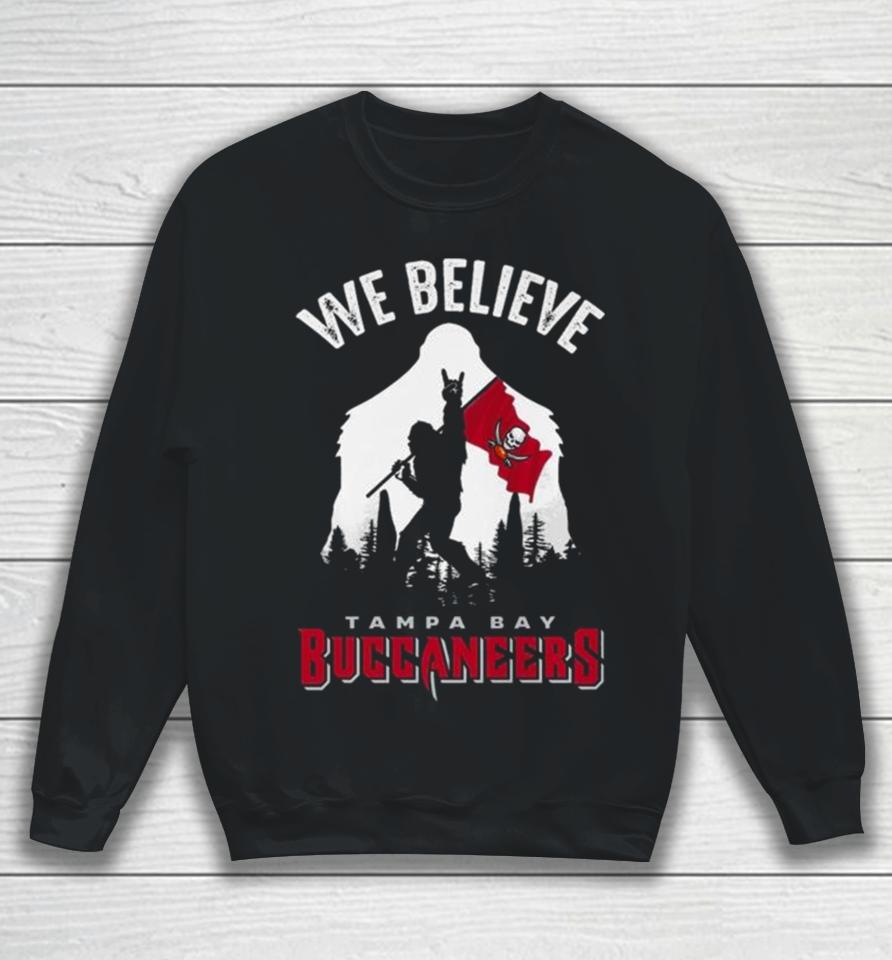 Bigfoot We Believe Tampa Bay Buccaneers 2024 Sweatshirt