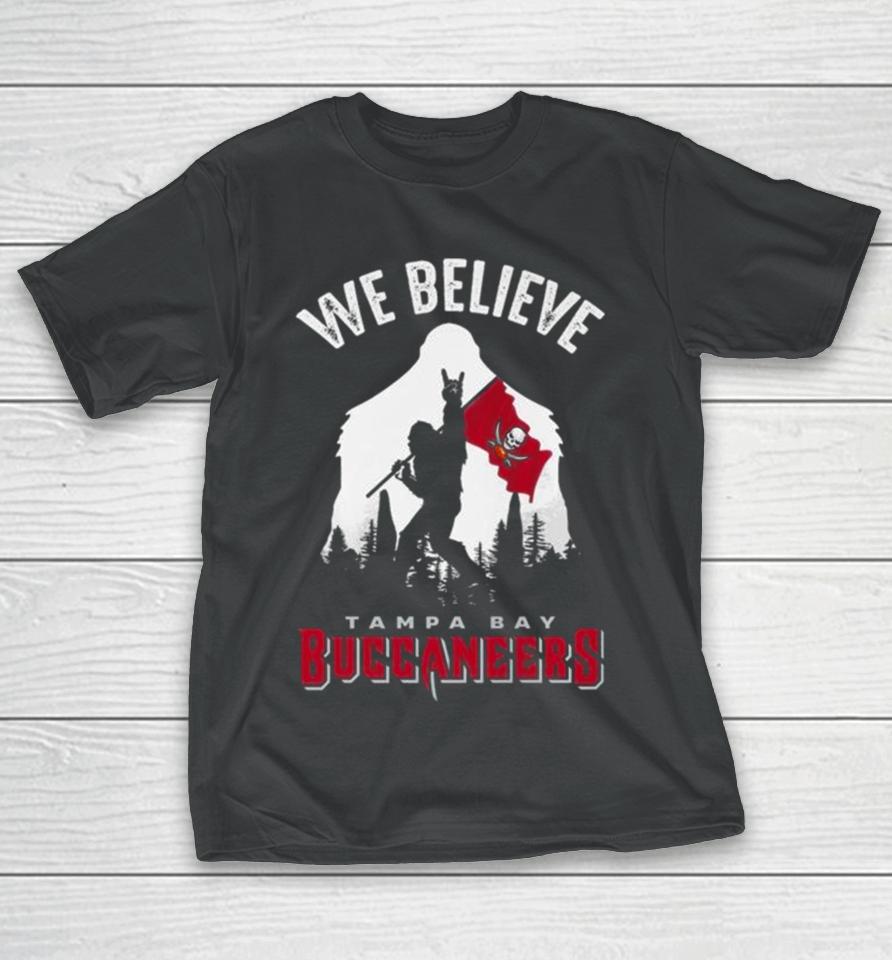 Bigfoot We Believe Tampa Bay Buccaneers 2024 T-Shirt