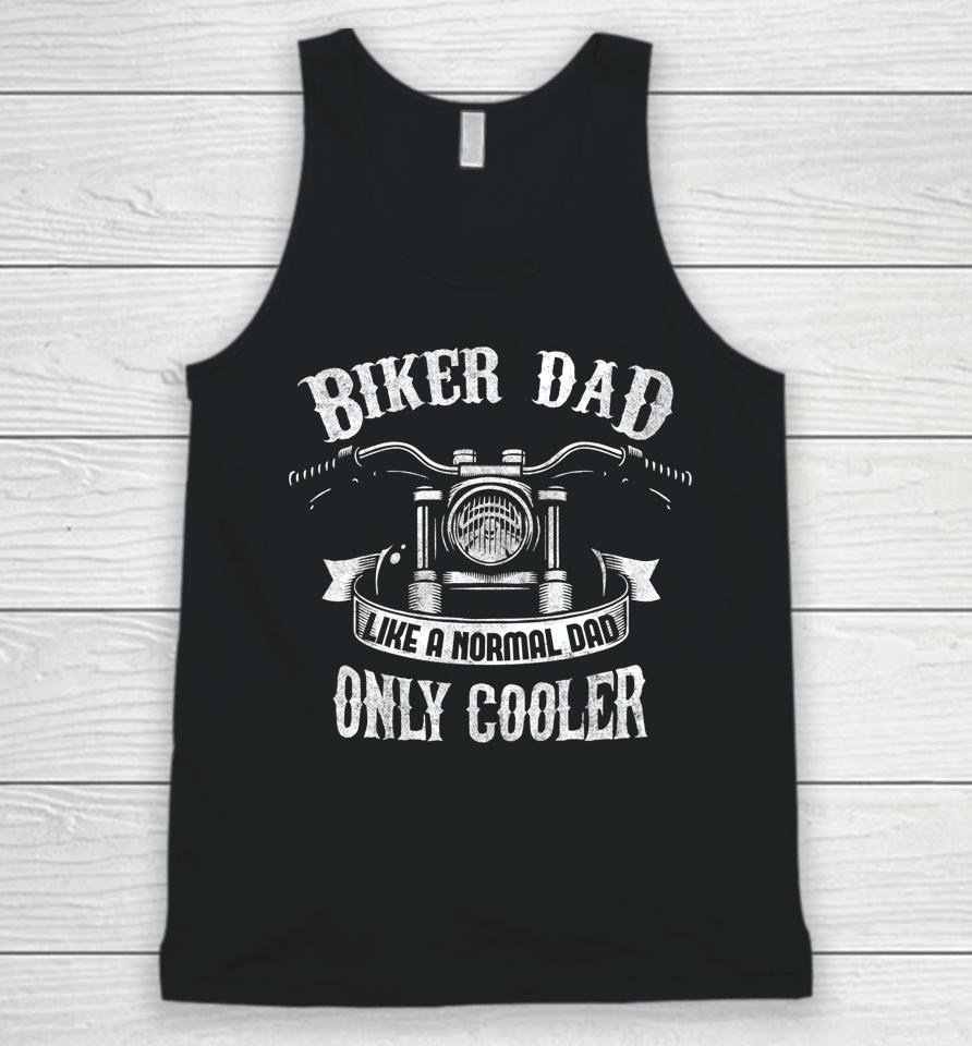 Biker Dad Motorcycle Father's Day Unisex Tank Top