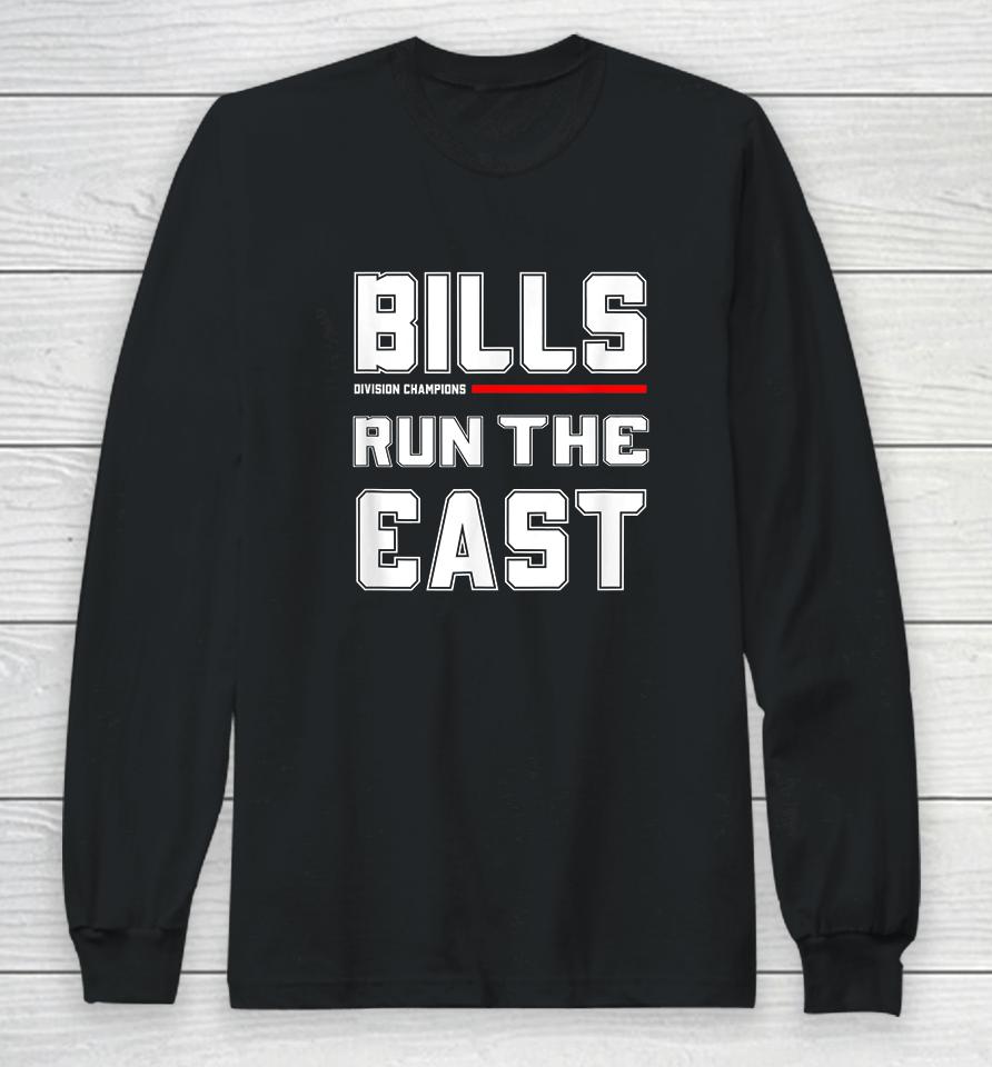 Bills Run The East Long Sleeve T-Shirt