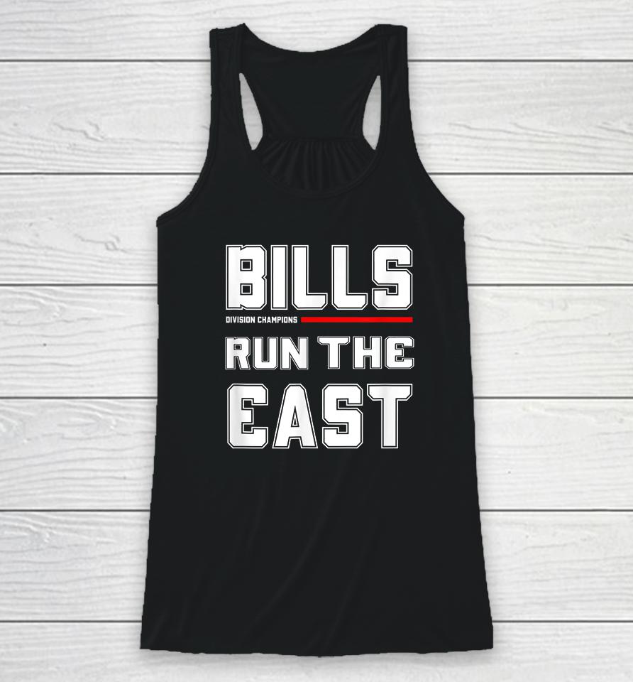 Bills Run The East Racerback Tank