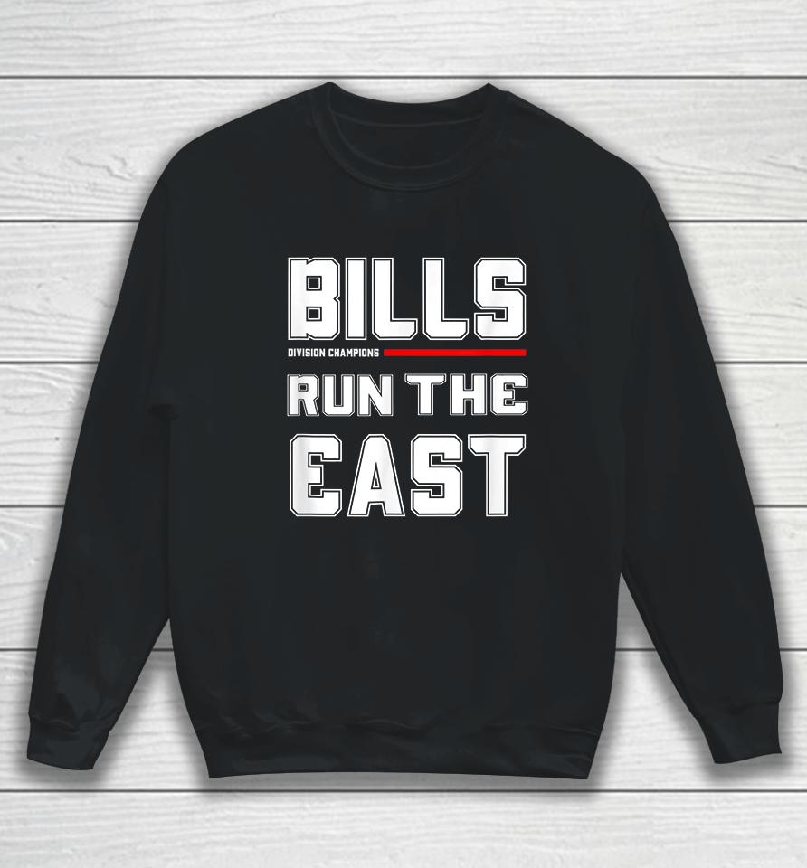 Bills Run The East Sweatshirt