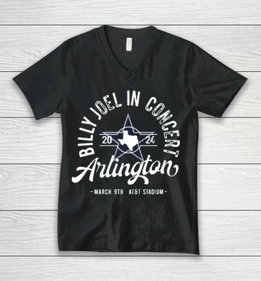 Billy Joel 2024 Arlington Tx Unisex V-Neck T-Shirt