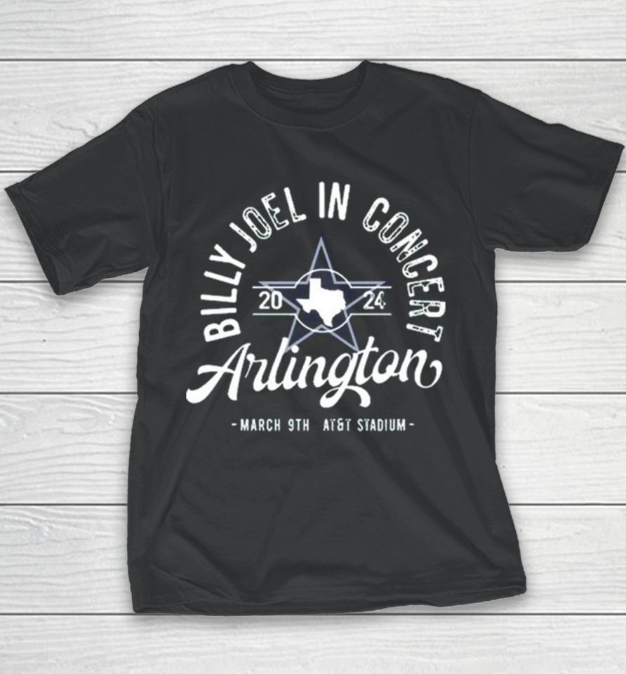 Billy Joel 2024 Arlington Tx Youth T-Shirt