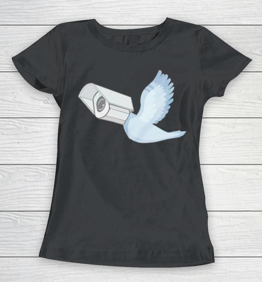 Bird Camera Funny Women T-Shirt