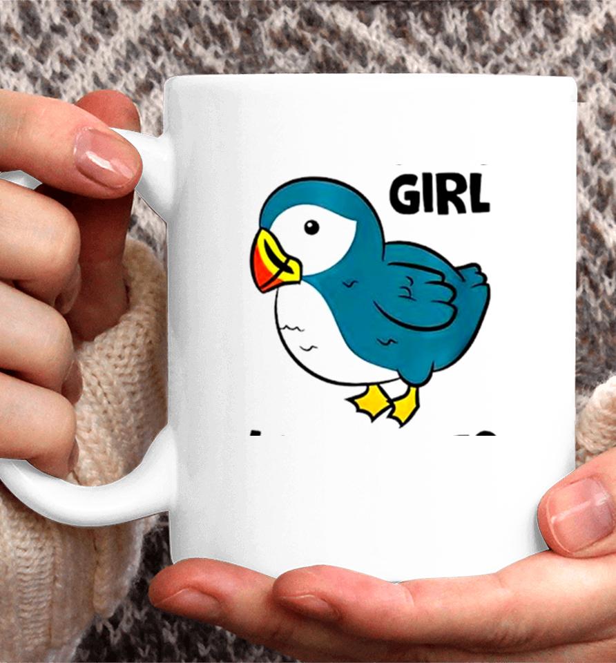 Birds Just A Girl Who Loves Puffins Coffee Mug