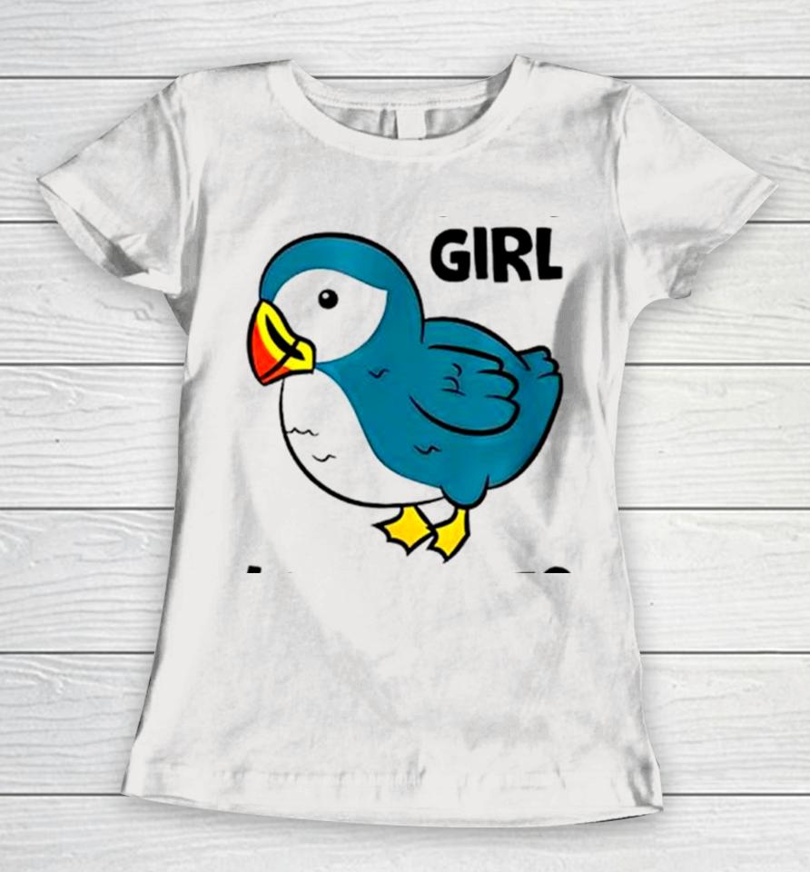 Birds Just A Girl Who Loves Puffins Women T-Shirt