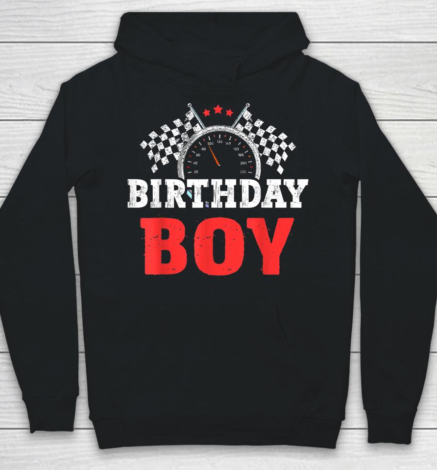 Birthday Boy Race Car Racing Car Driver Birthday Crew Hoodie