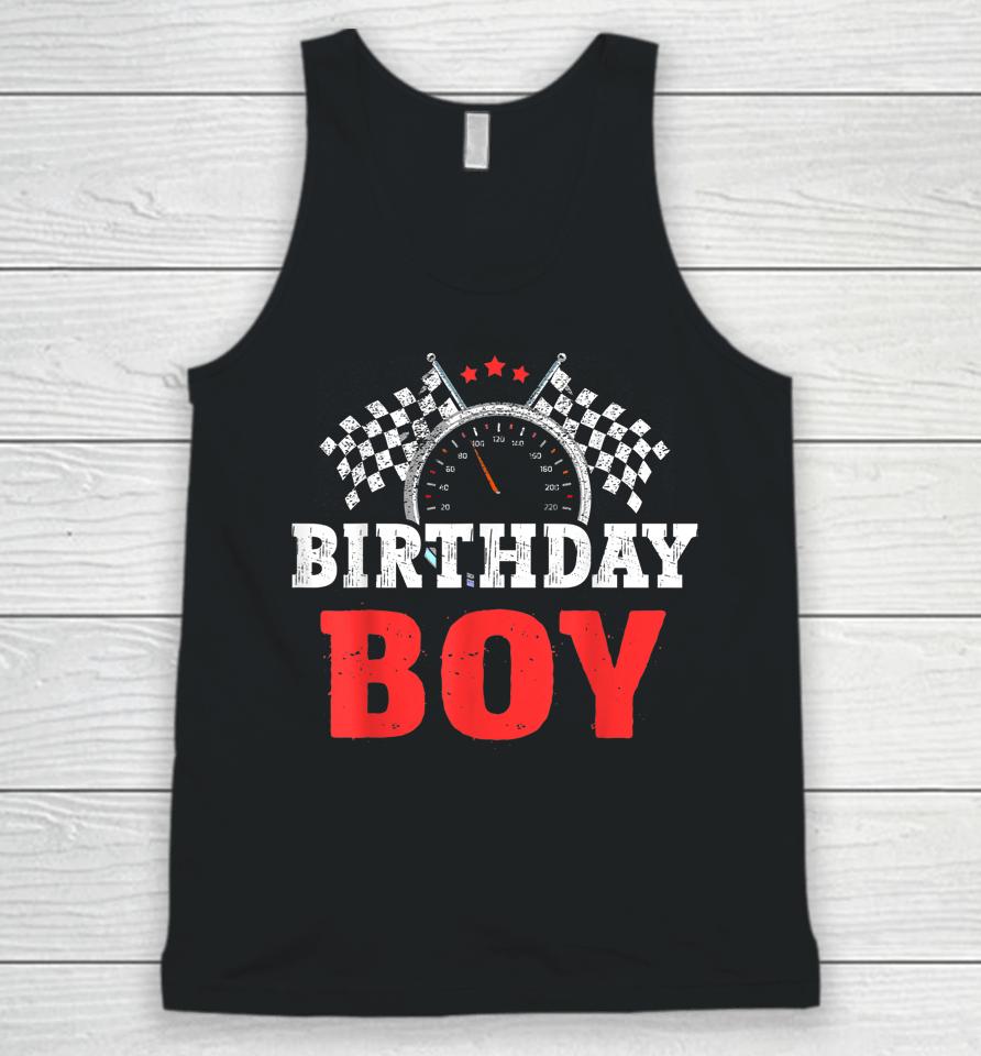 Birthday Boy Race Car Racing Car Driver Birthday Crew Unisex Tank Top