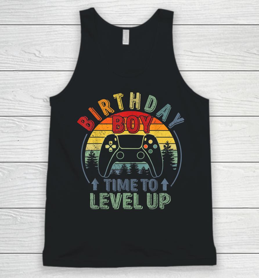 Birthday Boy Time To Level Up Birthday Boy Level Up Unisex Tank Top