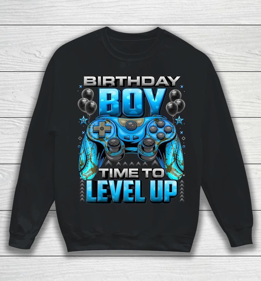 Birthday Boy Time To Level Up Sweatshirt