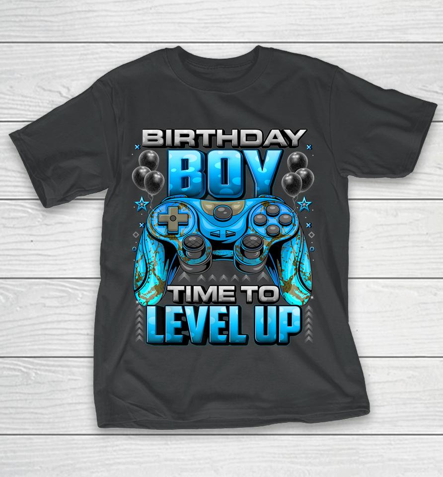 Birthday Boy Time To Level Up T-Shirt