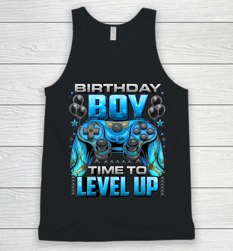 Birthday Boy Time To Level Up Unisex Tank Top