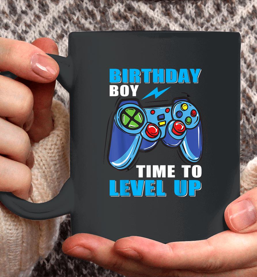 Birthday Boy Time To Level Up Video Game Boys Coffee Mug