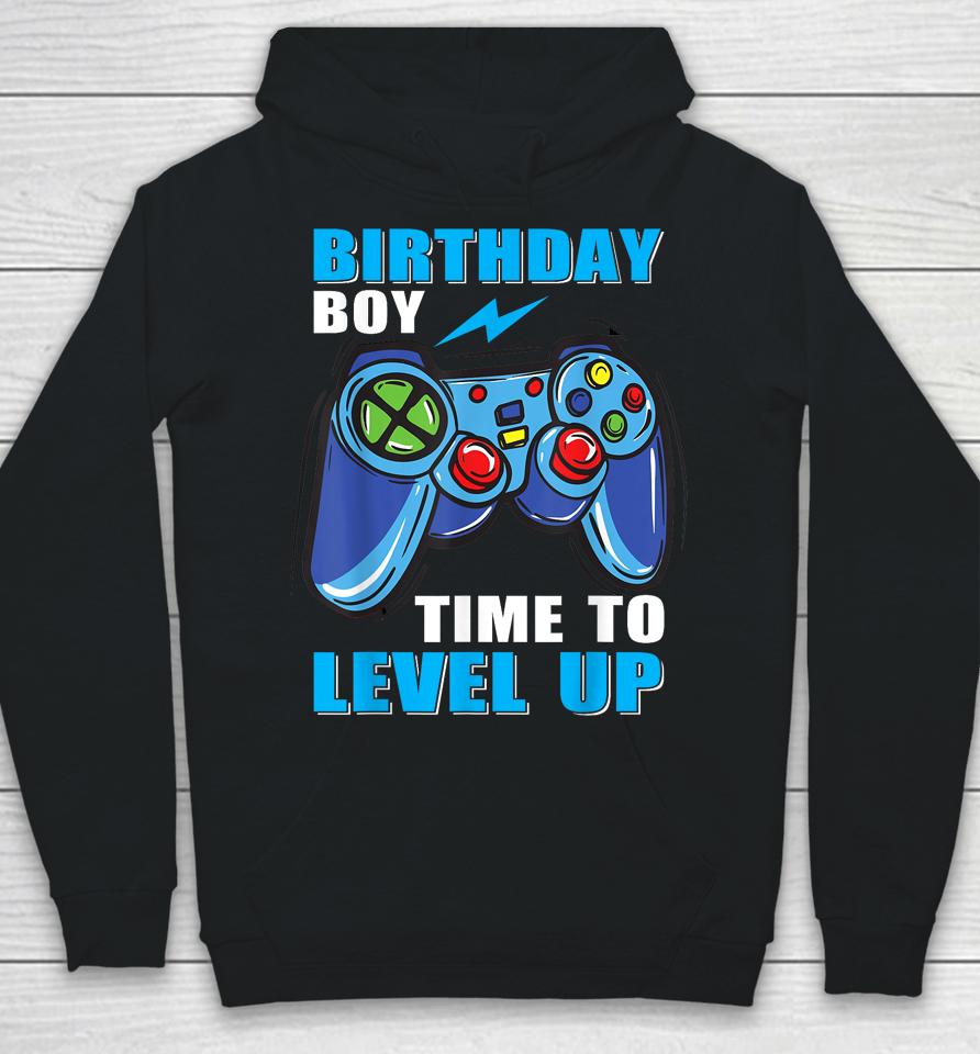 Birthday Boy Time To Level Up Video Game Boys Hoodie