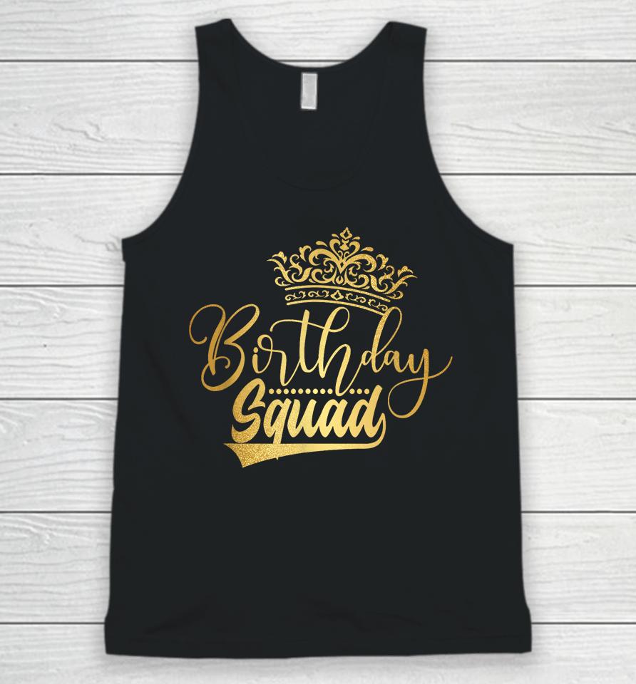 Birthday Squad Birthday Party Unisex Tank Top