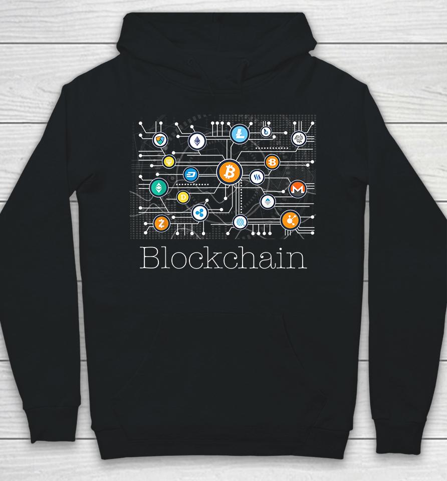 Bitcoin Btc Blockchain Cryptocurrency Hoodie