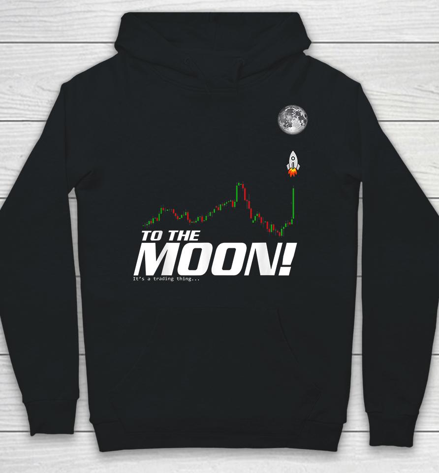 Bitcoin Btc Crypto To The Moon Hoodie