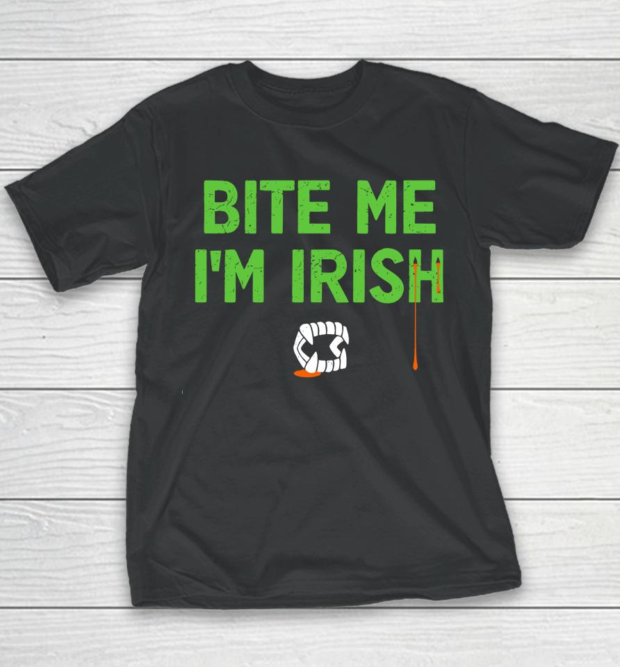 Bite Me I'm Irish Tizzyent Youth T-Shirt