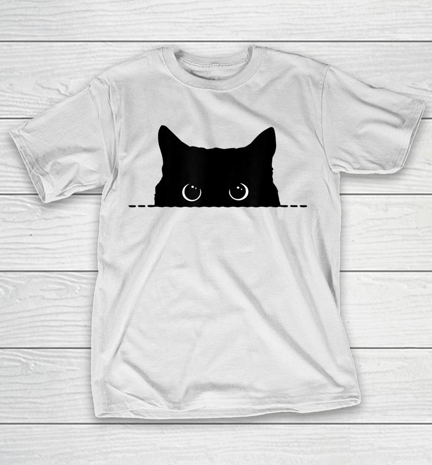 Black Cat Halloween T-Shirt
