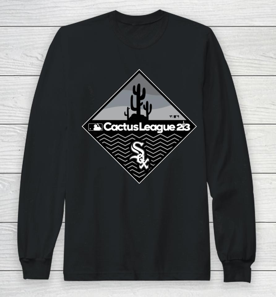 Black Chicago White Sox 2023 Mlb Spring Training Diamond Long Sleeve T-Shirt