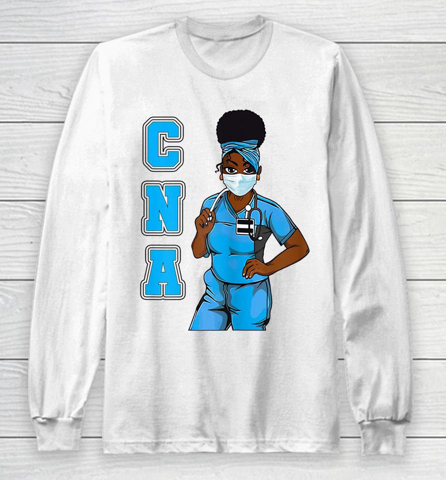 Black-Cna Magic Afro Girl Pride Long Sleeve T-Shirt
