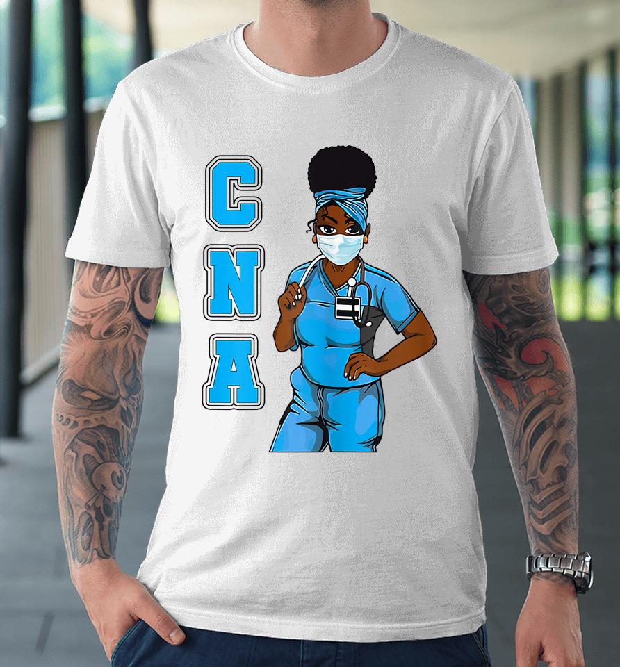 Black-Cna Magic Afro Girl Pride Premium T-Shirt