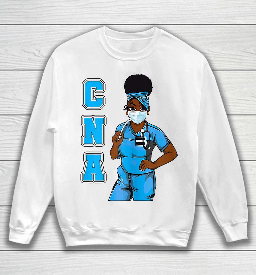 Black-Cna Magic Afro Girl Pride Sweatshirt