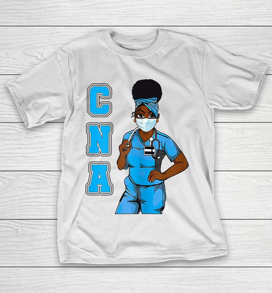 Black-Cna Magic Afro Girl Pride T-Shirt