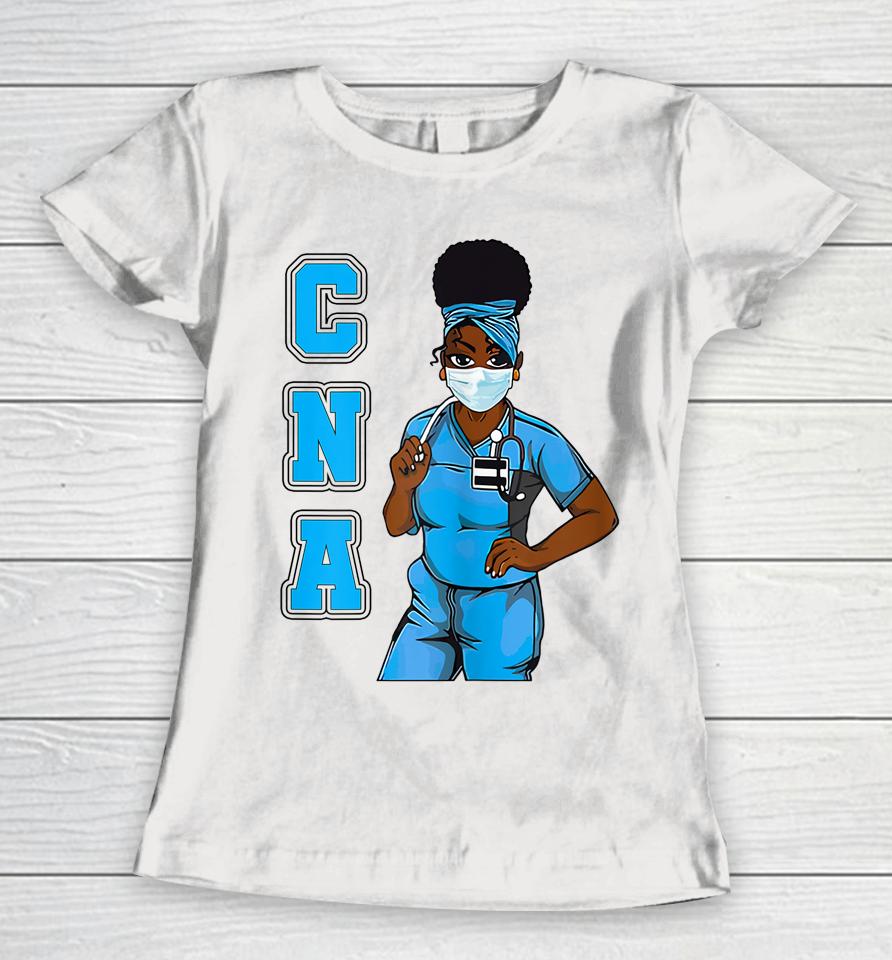 Black-Cna Magic Afro Girl Pride Women T-Shirt