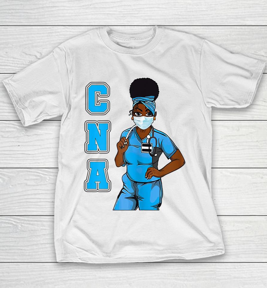 Black-Cna Magic Afro Girl Pride Youth T-Shirt