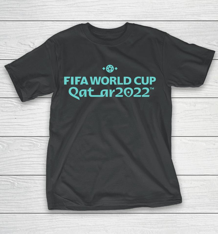 Black Fifa World Cup Qatar 2022 Mark T-Shirt