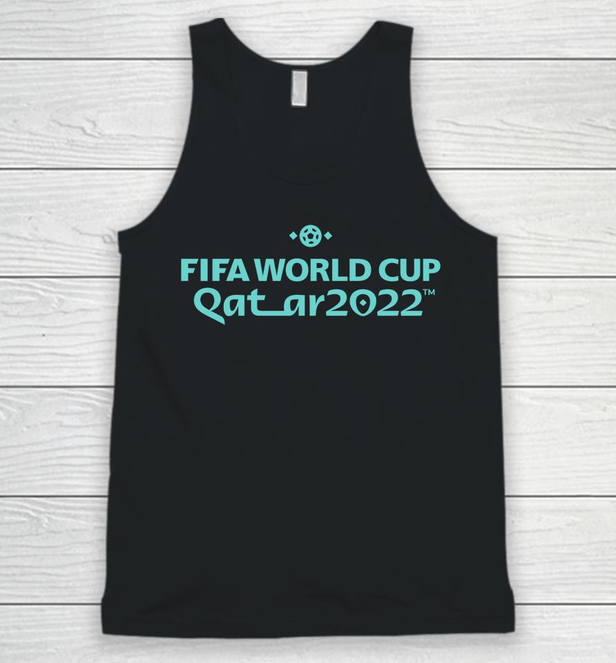 Black Fifa World Cup Qatar 2022 Mark Unisex Tank Top