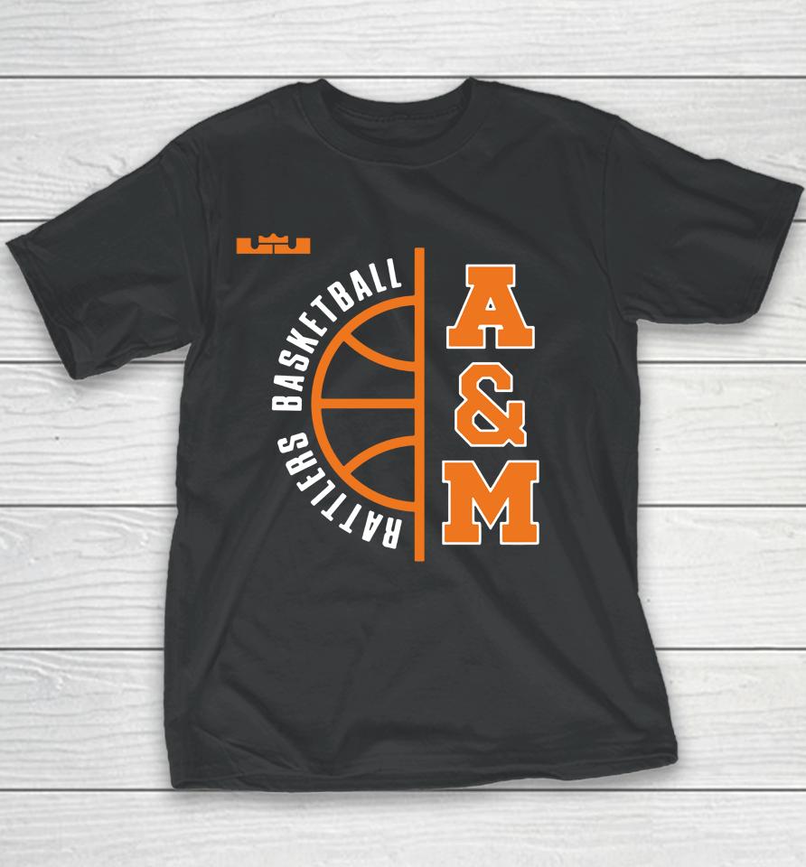 Black Florida A And M Rattlers X Lebron James Velocity Youth T-Shirt