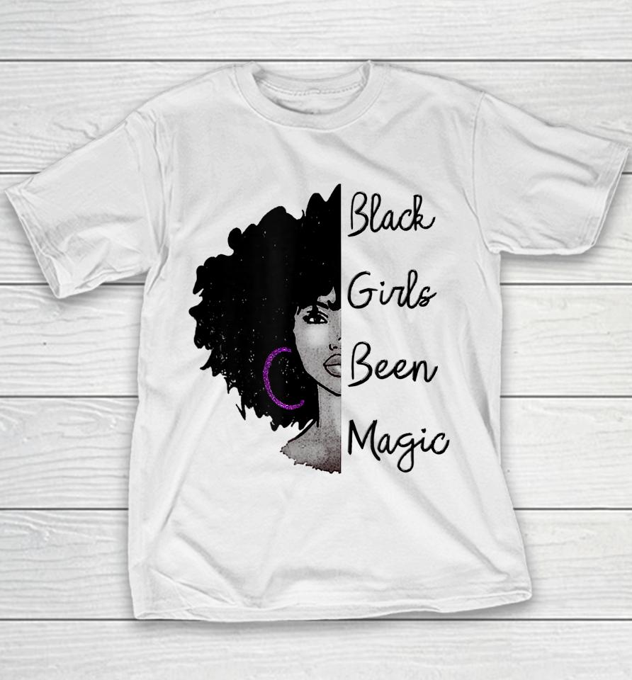 Black Girls Been Magic African Queen Youth T-Shirt