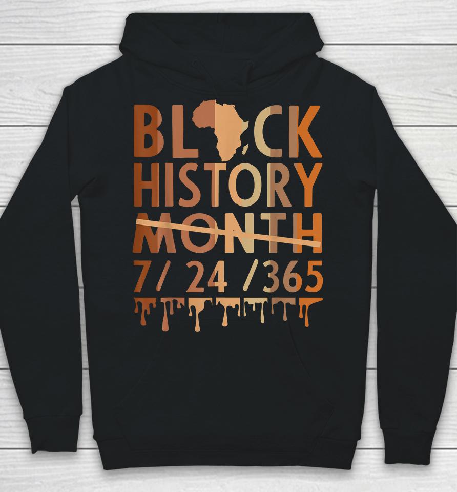 Black History Month 2022 Black History 365 Melanin Pride Hoodie