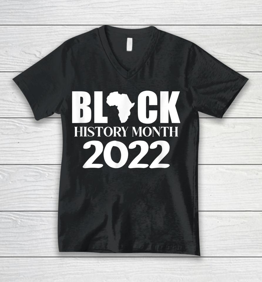 Black History Month 2022 Unisex V-Neck T-Shirt