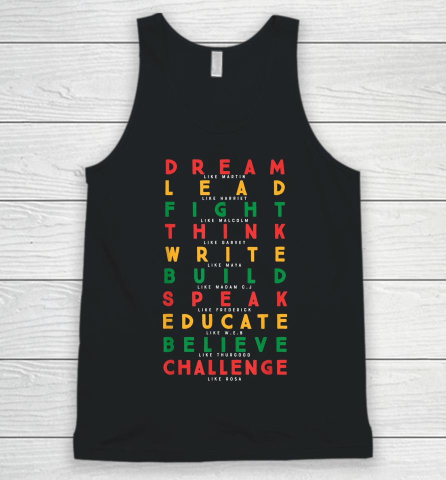 Black History Month African American Country Celebration Unisex Tank Top