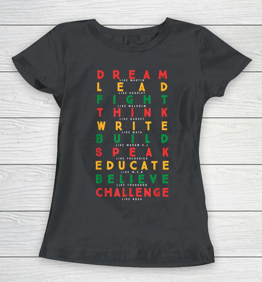 Black History Month African American Country Celebration Women T-Shirt