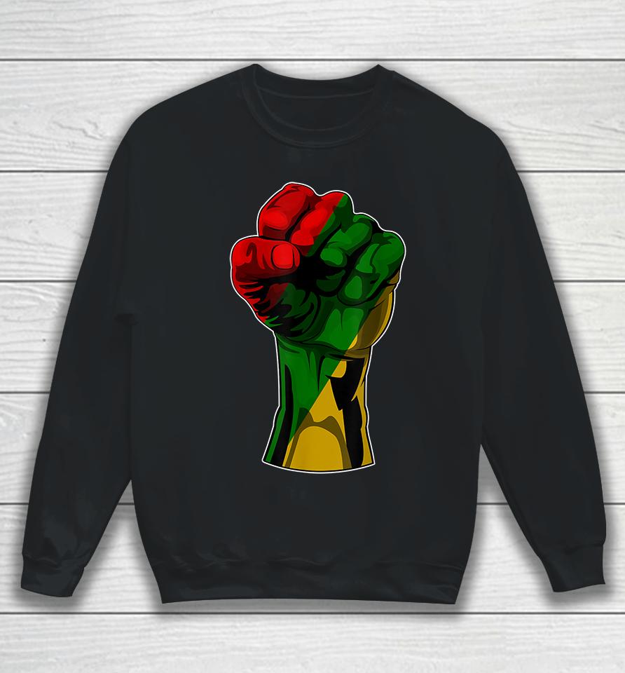 Black History Month Fist Gift Sweatshirt